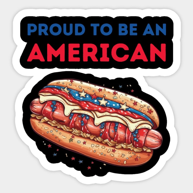Proud to be an American Sticker by Fun Planet
